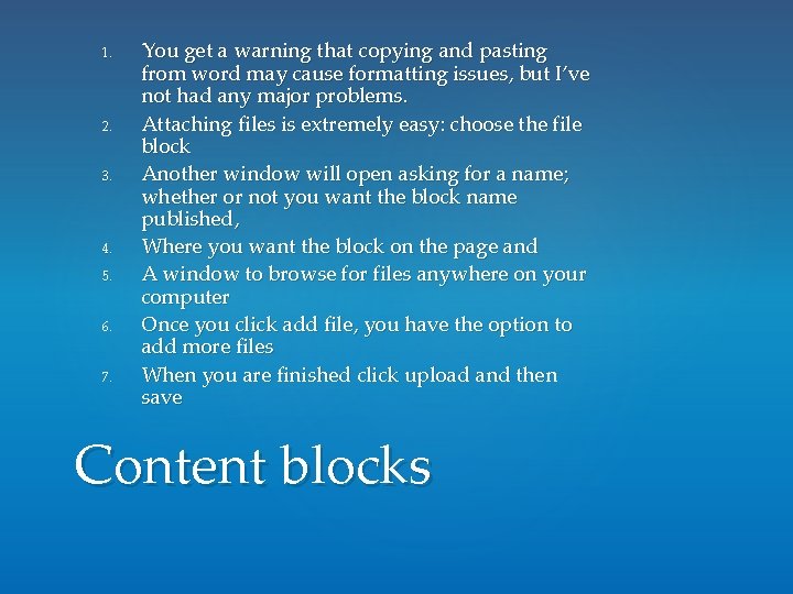 1. 2. 3. 4. 5. 6. 7. You get a warning that copying and 1. 2. 3. 4. 5. 6. 7. You get a warning that copying and