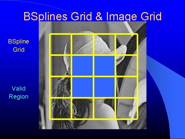 BSplines Grid & Image Grid BSpline Grid Valid Region 