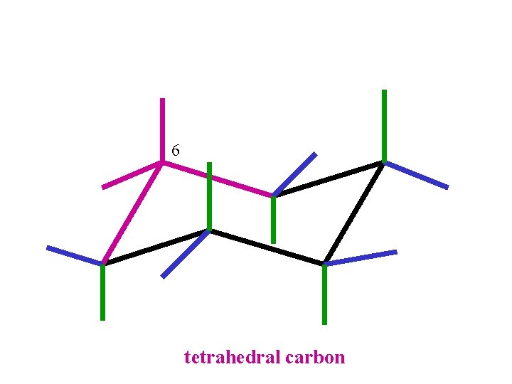 6 tetrahedral carbon 