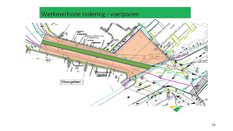 Werkmethode riolering - voetpaden 18 