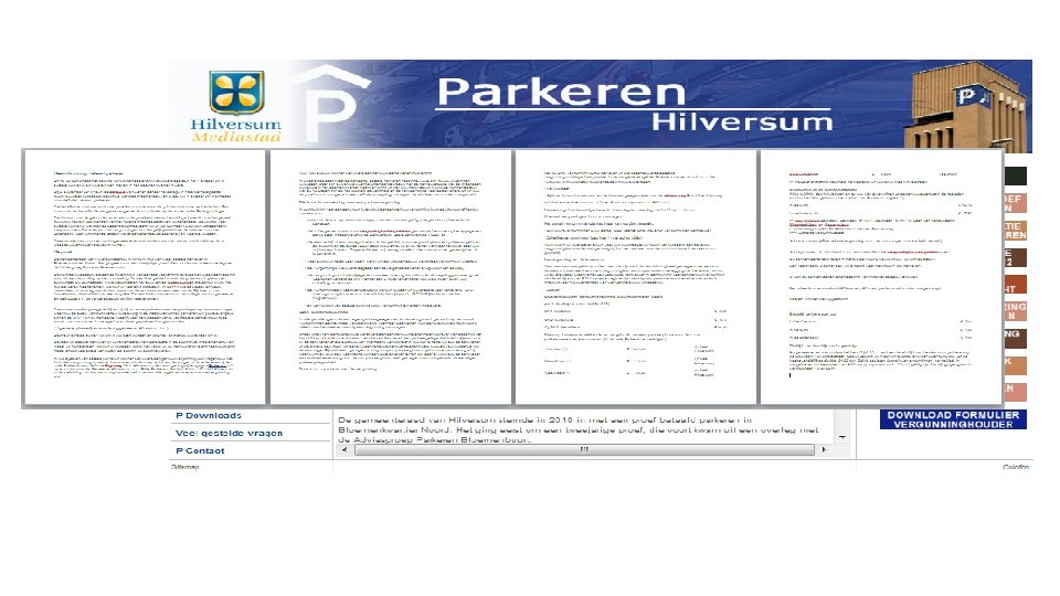 Voorbeeld 2 aanvraag parkeervergunning Hilversum 