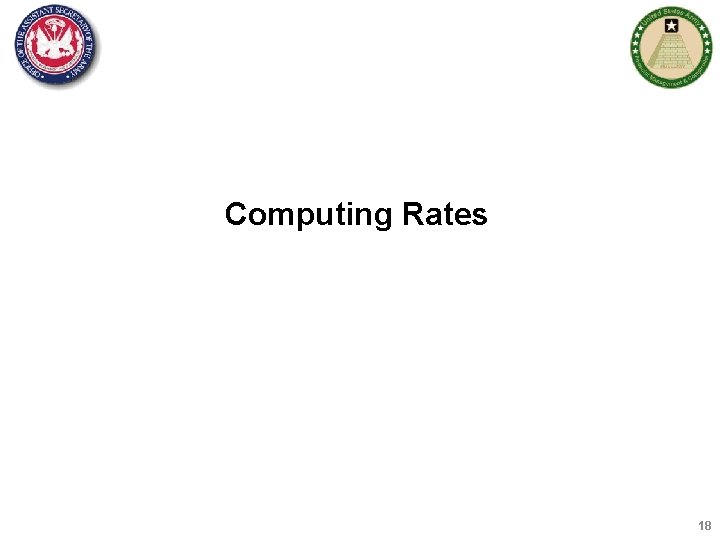 Computing Rates 18 