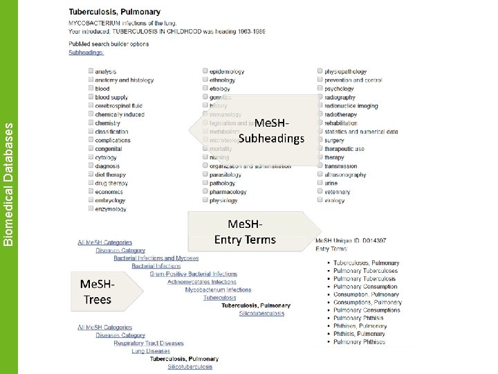 Biomedical Databases 