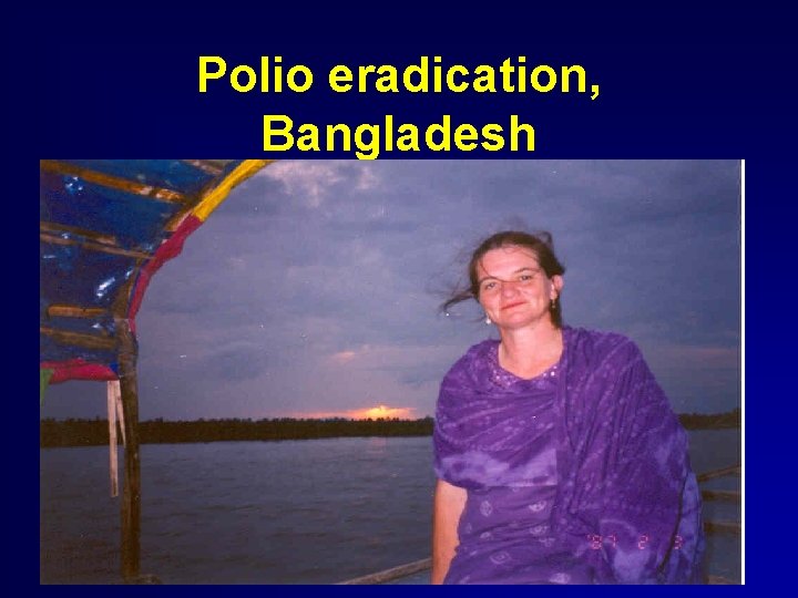 Polio eradication, Bangladesh 