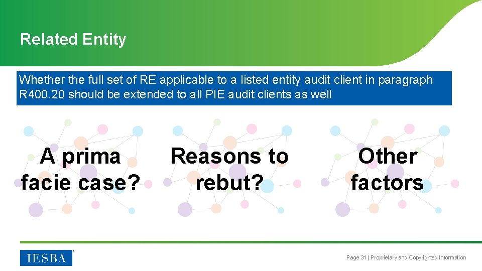 Related Entity Whether the full set of RE applicable to a listed entity audit