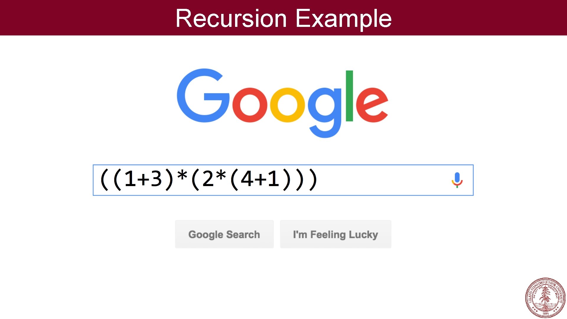 Recursion Example 