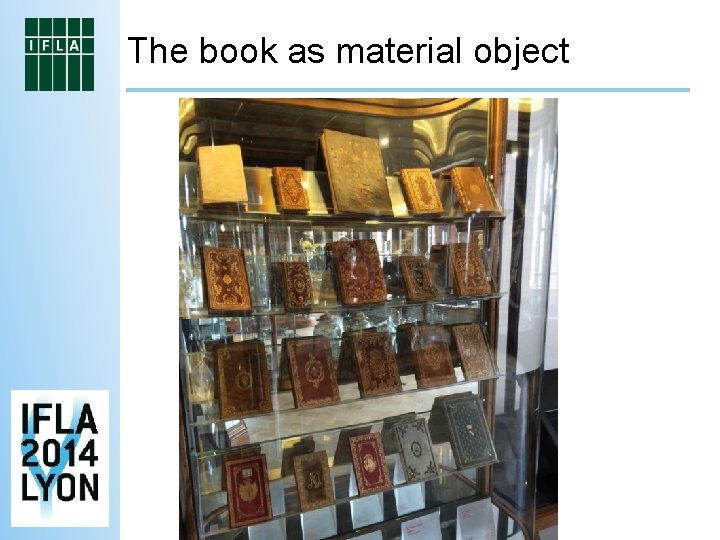 The book as material object 