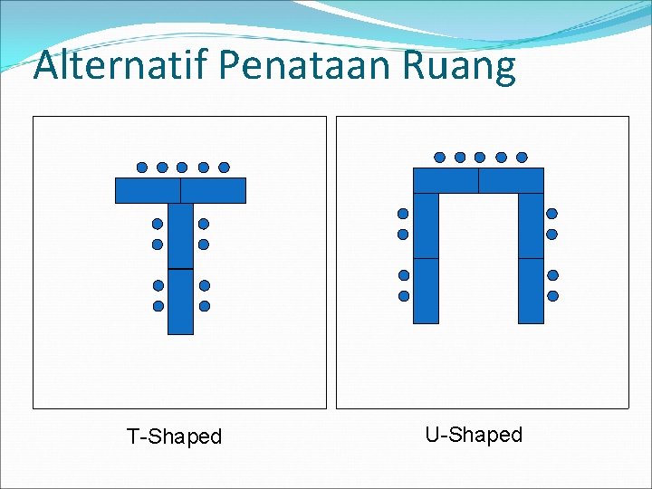 Alternatif Penataan Ruang T-Shaped U-Shaped 