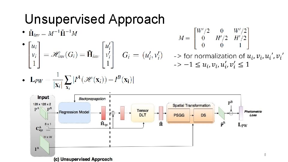 Unsupervised Approach • x • X 8 