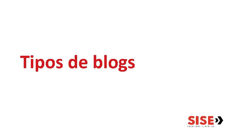 Tipos de blogs 