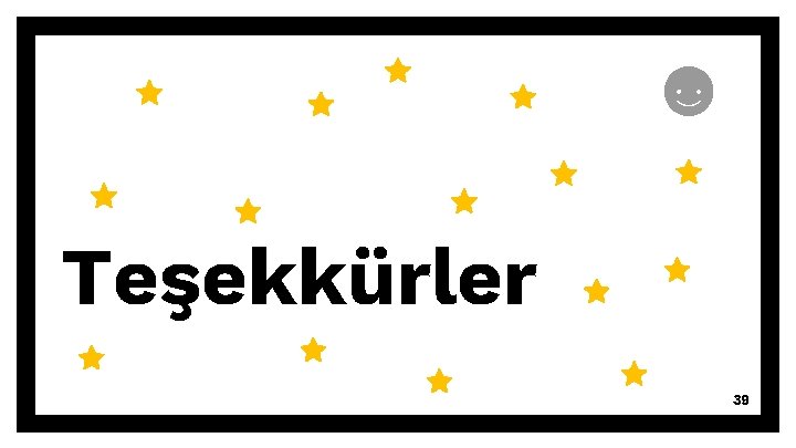 Teşekkürler 39 