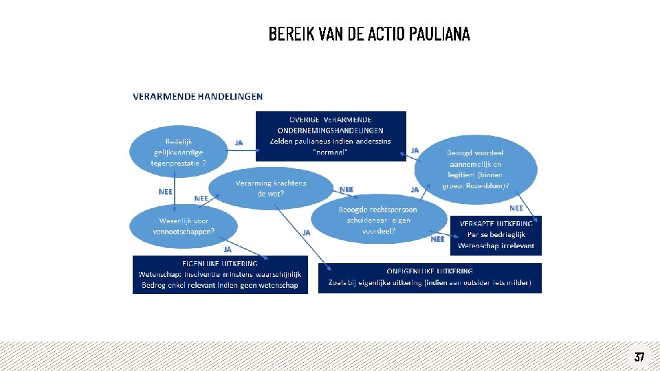 BEREIK VAN DE ACTIO PAULIANA 37 