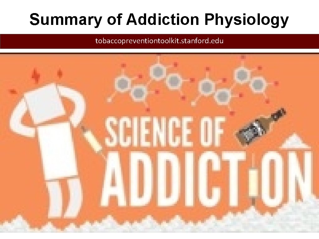 Summary of Addiction Physiology tobaccopreventiontoolkit. stanford. edu 
