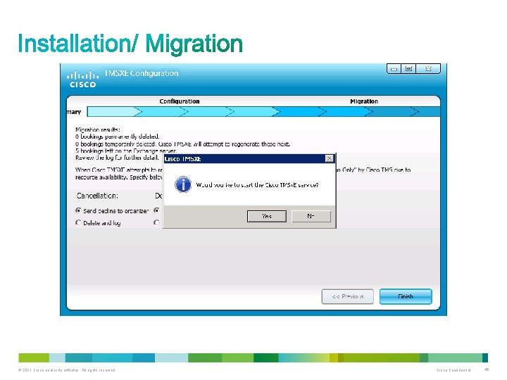 The local tmsconfuser is the user which the export application recognizes as the TMSXE