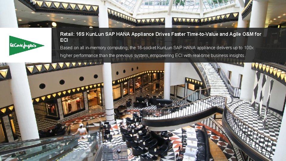 Retail: 16 S Kun. Lun SAP HANA Appliance Drives Faster Time-to-Value and Agile O&M