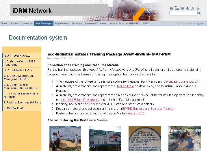 9 March 2010 | | Slide: 55 i. DRM Network Documentation system 