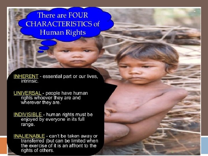GROUP ACTIVITY Group 4 : Create a campaign advertisement that promotes/protects human rights 
