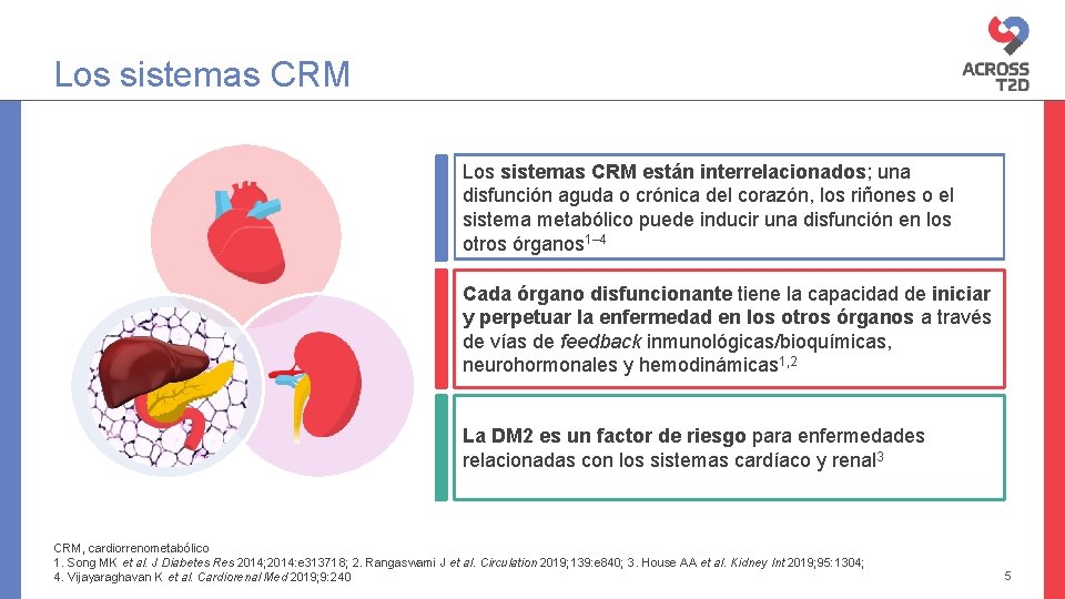 Los sistemas CRM están interrelacionados; una disfunción aguda o crónica del corazón, los riñones