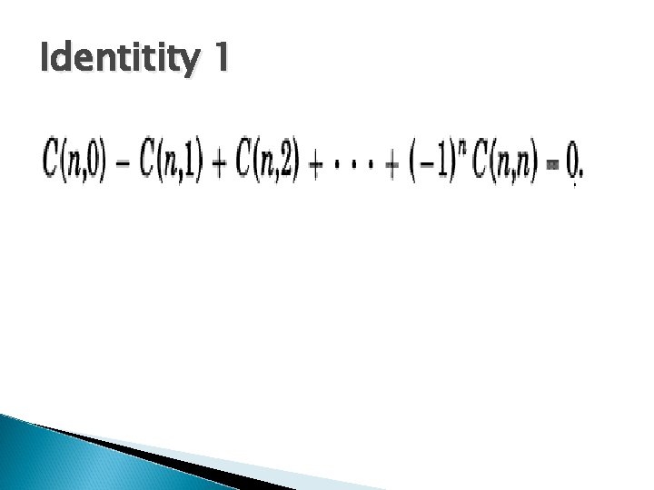 Identitity 1  Identitity 1