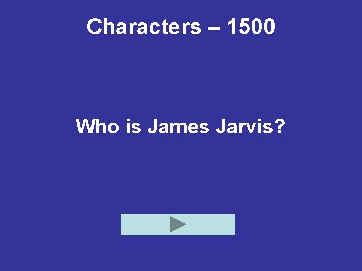 Characters – 1500 Who is James Jarvis? 