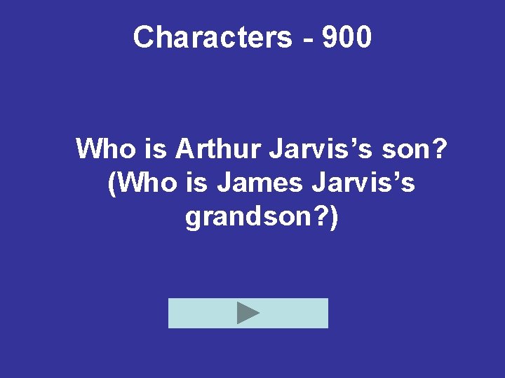 Characters - 900 Who is Arthur Jarvis’s son? (Who is James Jarvis’s grandson? )