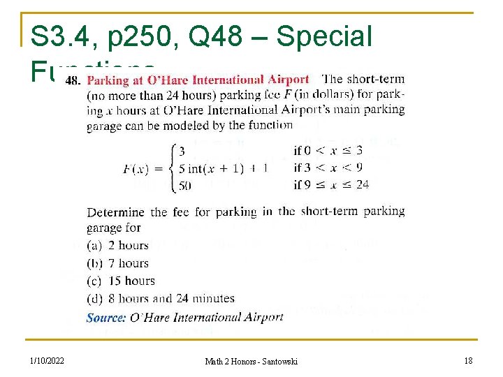 S 3. 4, p 250, Q 48 – Special Functions 1/10/2022 Math 2 Honors S 3. 4, p 250, Q 48 – Special Functions 1/10/2022 Math 2 Honors