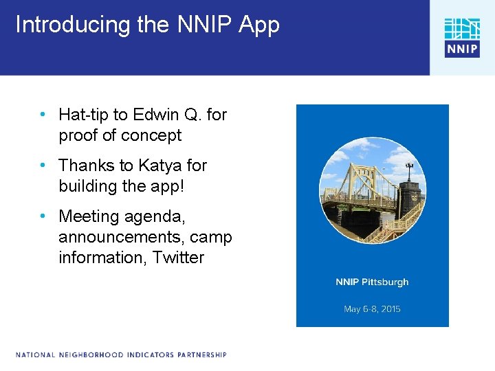 Introducing the NNIP App • Hat-tip to Edwin Q. for proof of concept •