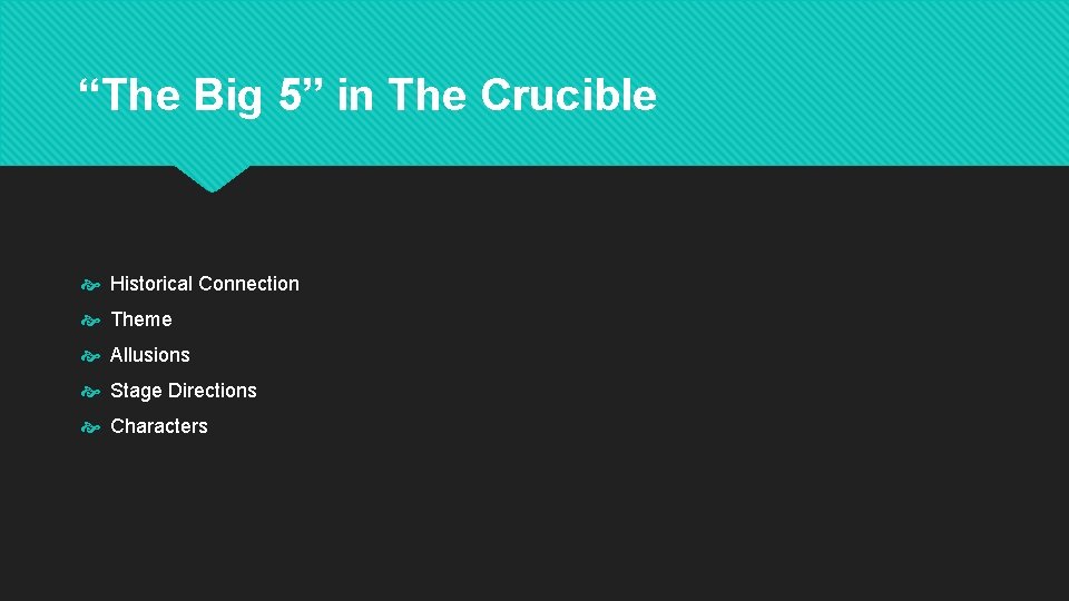 The Crucible historical background The Crucible The play