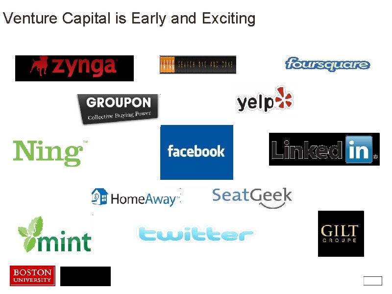 Venture Capital is Early and Exciting 