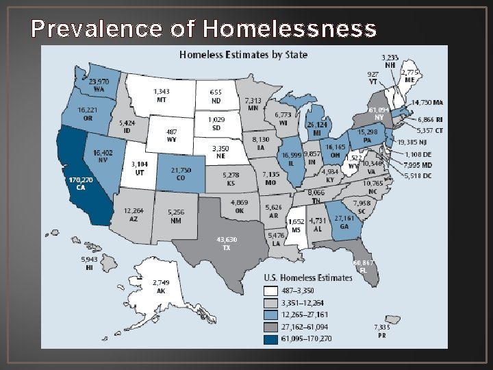 Prevalence of Homelessness 