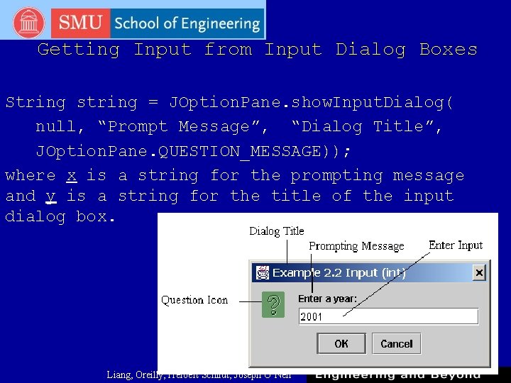 Getting Input from Input Dialog Boxes String string = JOption. Pane. show. Input. Dialog( Getting Input from Input Dialog Boxes String string = JOption. Pane. show. Input. Dialog(