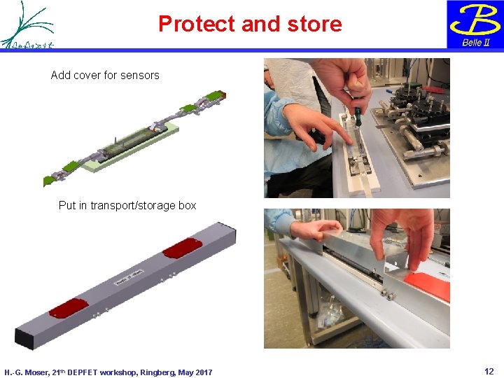Protect and store Add cover for sensors Put in transport/storage box H. -G. Moser,