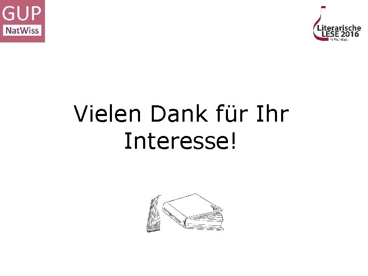 Vielen Dank für Ihr Interesse! 