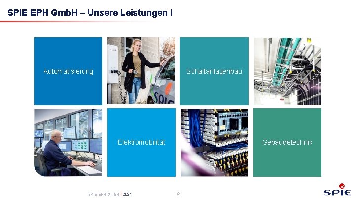 SPIE EPH Gmb. H – Unsere Leistungen I Automatisierung Schaltanlagenbau Elektromobilität SPIE EPH Gmb.