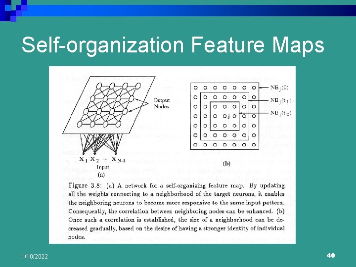 Self-organization Feature Maps 1/10/2022 40 