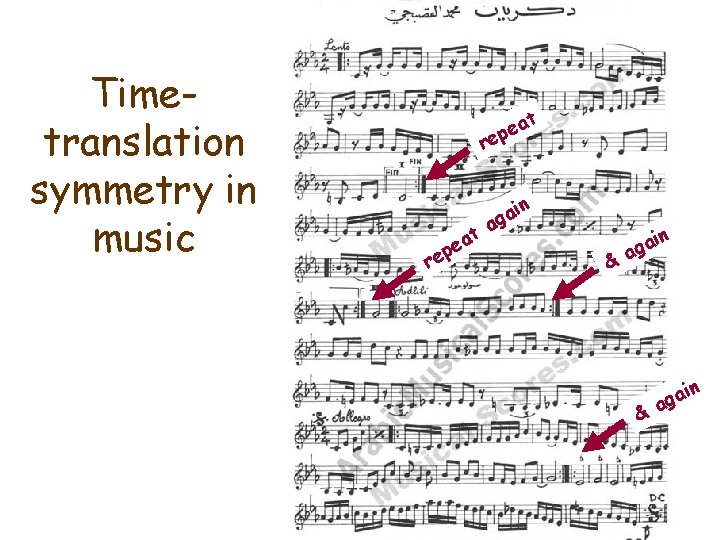 Timetranslation symmetry in music r in a g a t a pe re t