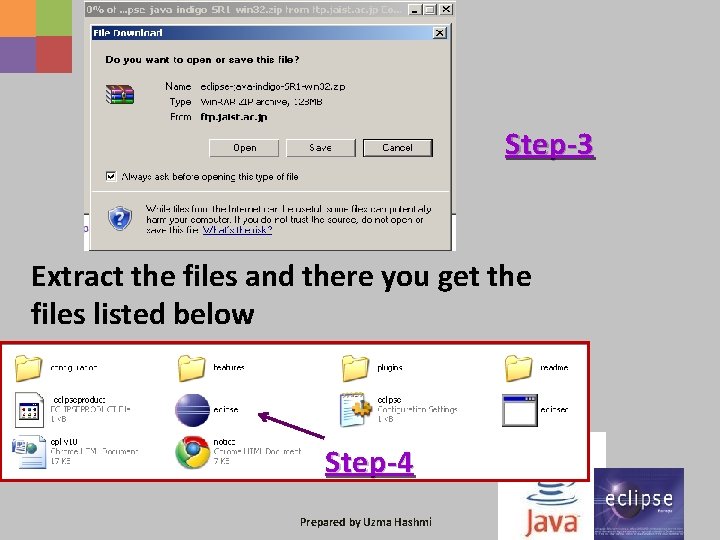 Step-3 Extract the files and there you get the files listed below Step-4 Prepared
