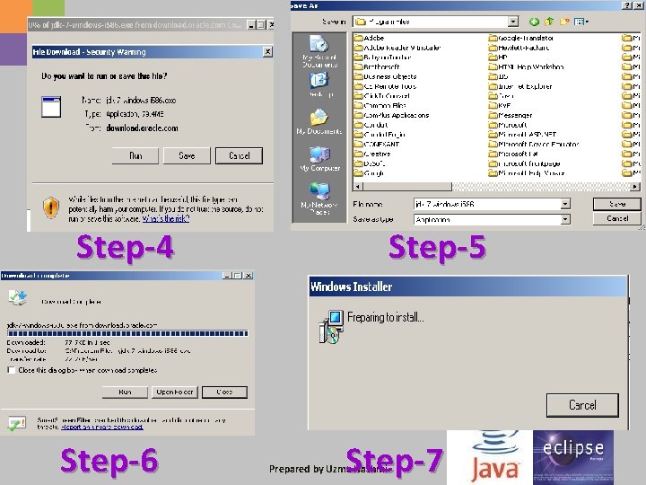 7 Step-4 Step-6 Step-5 Step-7 Prepared by Uzma Hashmi 