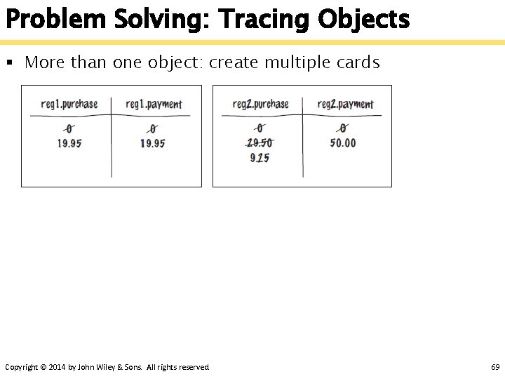 Problem Solving: Tracing Objects § More than one object: create multiple cards Copyright ©
