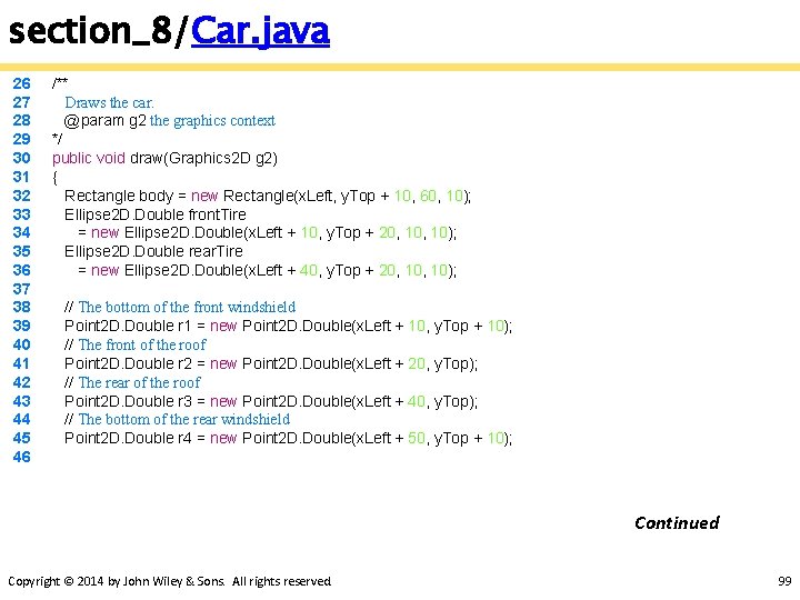 section_8/Car. java 26 27 28 29 30 31 32 33 34 35 36 37