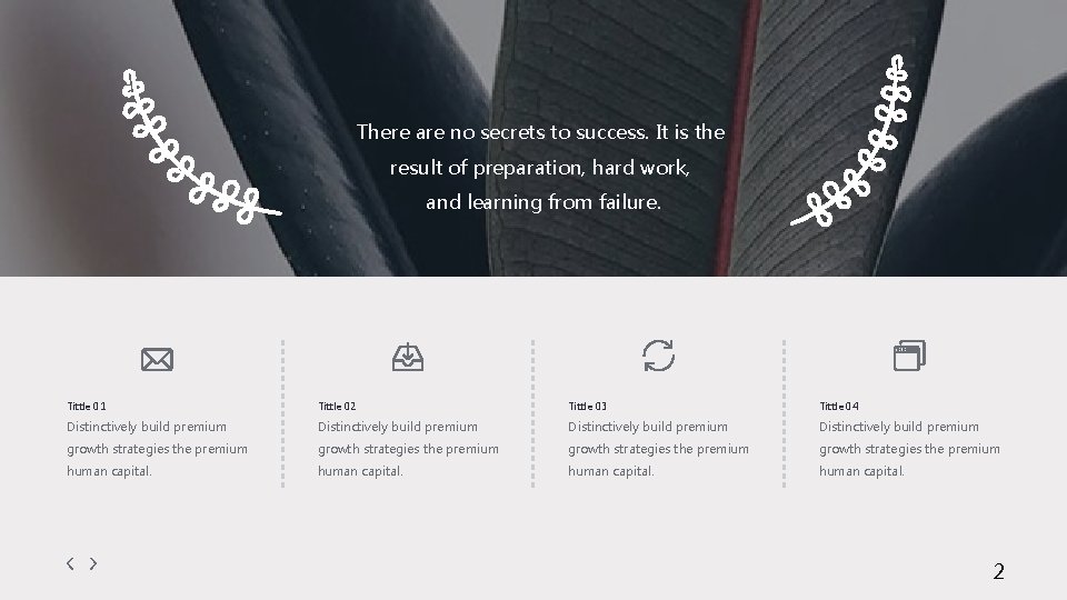 There are no secrets to success. It is the result of preparation, hard work,