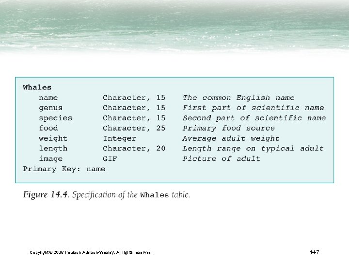 Copyright © 2006 Pearson Addison-Wesley. All rights reserved. 14 -7 