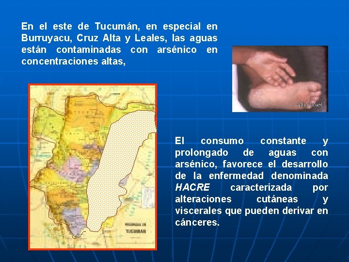 En el este de Tucumán, en especial en Burruyacu, Cruz Alta y Leales, las