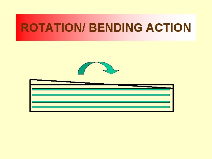 ROTATION/ BENDING ACTION 