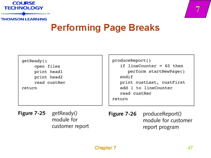 7 Performing Page Breaks Chapter 7 47 