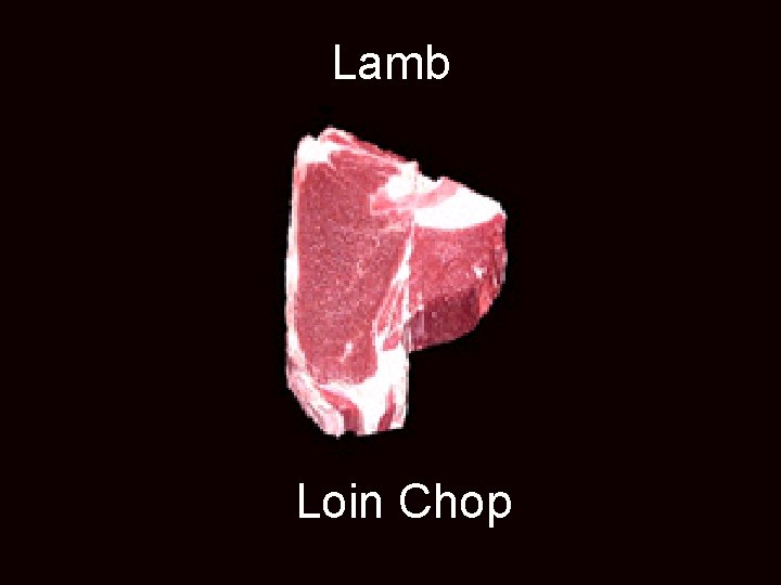 Lamb Loin Chop 