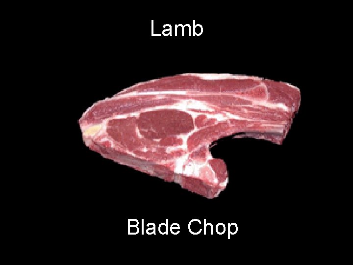 Lamb Blade Chop 