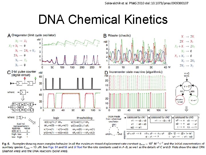 Soloveichik et al. PNAS 2010 doi: 10. 1073/pnas. 0909380107 DNA Chemical Kinetics 60 