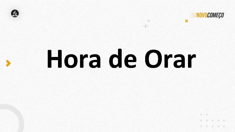 Hora de Orar 