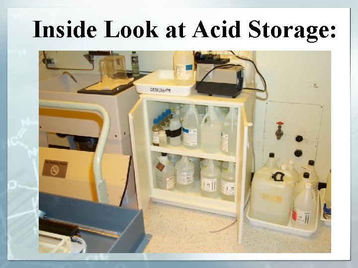Inside Look at Acid Storage: 